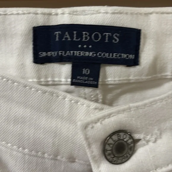 Talbots white jegging crop - Picture 4 of 9